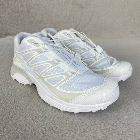 Salomon Other - Salomon XT Pathway Trail Hiking Shoes Men 9 Women 10 White Quicklace Grip NEW
